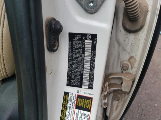 4T1BK1EB2DU050802 - 2013 TOYOTA AVALON BASE Ağ foto 12