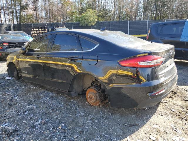 3FA6P0LUXKR116531 - 2019 FORD FUSION SE BLACK photo 2