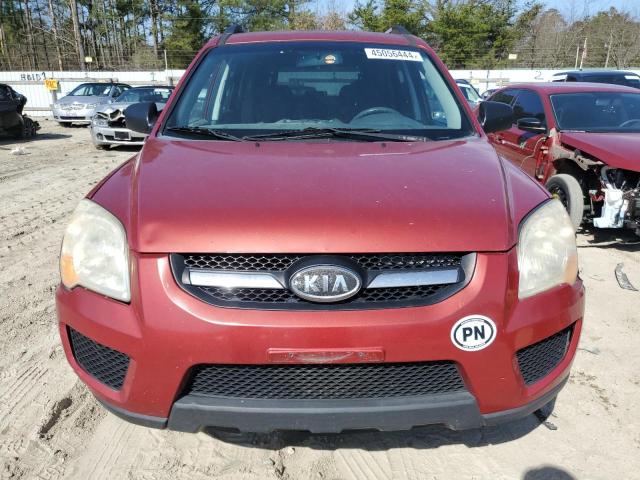 KNDKGCA3XA7704570 - 2010 KIA SPORTAGE LX RED photo 5