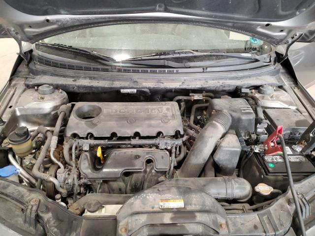 KNAFU4A28B5377961 - 2011 KIA FORTE EX GRAY photo 11