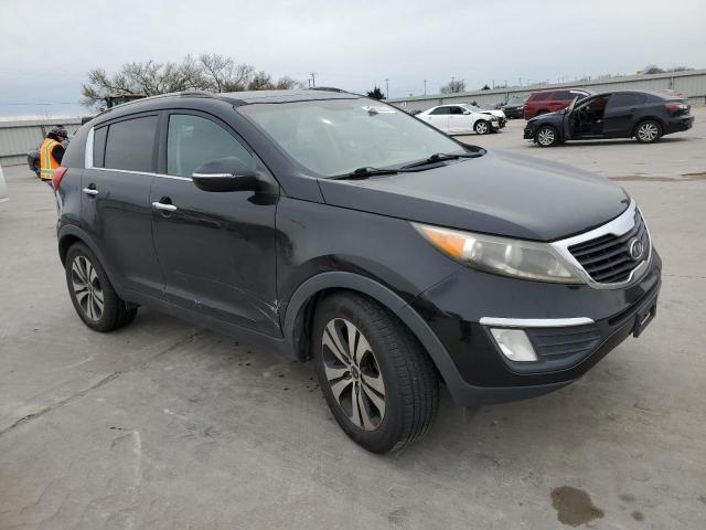 KNDPC3A28B7060254 - 2011 KIA SPORTAGE EX BLACK photo 4