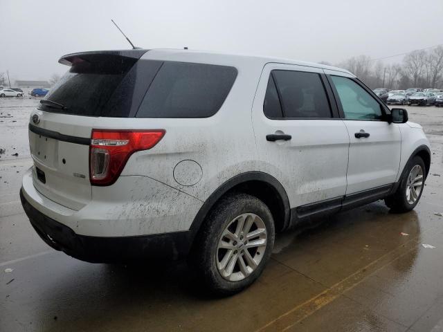 1FM5K8AR2DGC62994 - 2013 FORD EXPLORER POLICE INTERCEPTOR WHITE photo 3