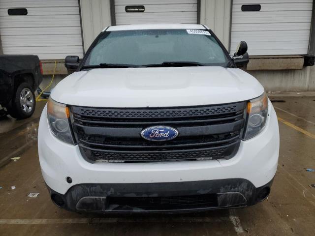 1FM5K8AR2DGC62994 - 2013 FORD EXPLORER POLICE INTERCEPTOR WHITE photo 5
