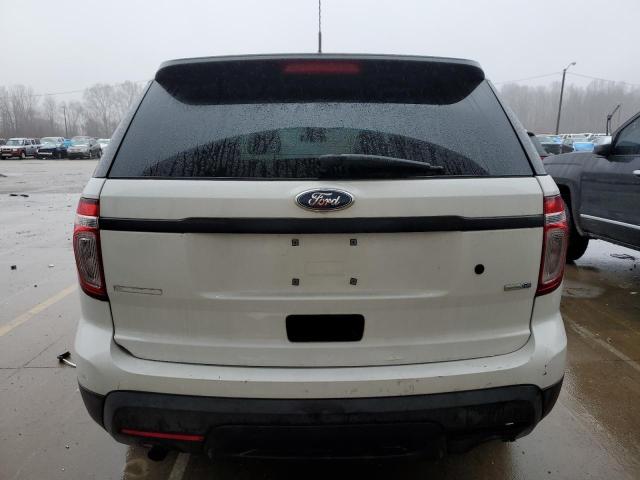 1FM5K8AR2DGC62994 - 2013 FORD EXPLORER POLICE INTERCEPTOR WHITE photo 6