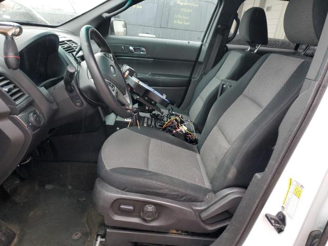 1FM5K8AR2DGC62994 - 2013 FORD EXPLORER POLICE INTERCEPTOR WHITE photo 7
