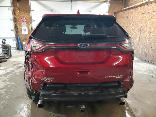 2FMPK4K95GBB06041 - 2016 FORD EDGE TITANIUM RED photo 6