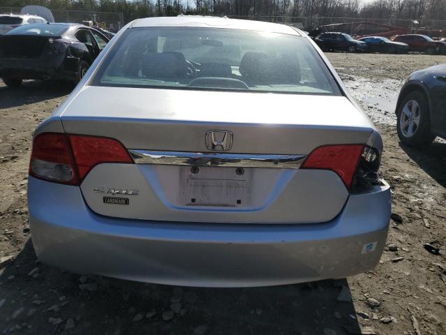 2HGFA16549H518624 - 2009 HONDA CIVIC LX SILVER photo 6