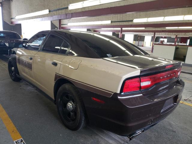 2C3CDXAT1CH255909 - 2012 DODGE CHARGER POLICE BROWN photo 2