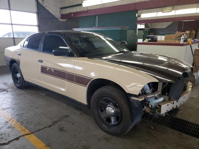 2C3CDXAT1CH255909 - 2012 DODGE CHARGER POLICE BROWN photo 4