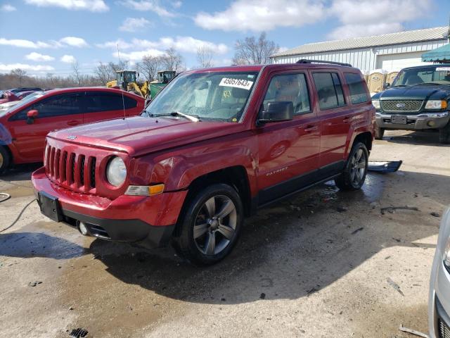 1C4NJPFA3ED890795 - 2014 JEEP PATRIOT LATITUDE BURGUNDY photo 1