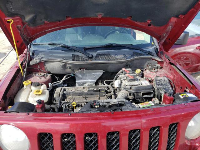 1C4NJPFA3ED890795 - 2014 JEEP PATRIOT LATITUDE BURGUNDY photo 11