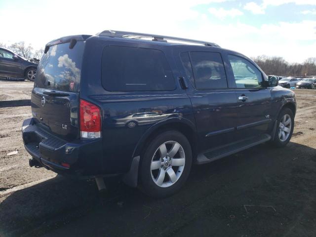 5N1BA08D58N613920 - 2008 NISSAN ARMADA SE BLUE photo 3