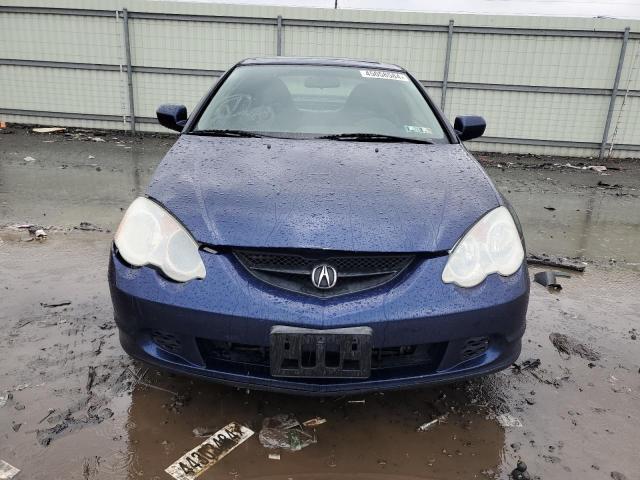 JH4DC548X2C042312 - 2002 ACURA RSX BLUE photo 5