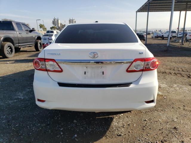 5YFBU4EE2DP104963 - 2013 TOYOTA COROLLA BASE WHITE photo 6