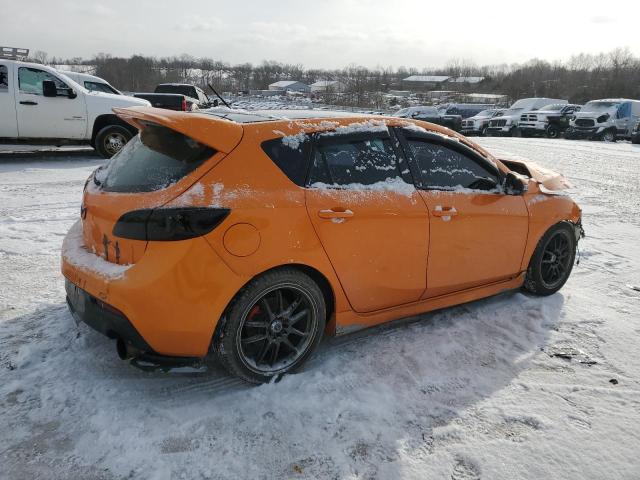 JM1BL1K43B1444170 - 2011 MAZDA SPEED 3 ORANGE photo 3