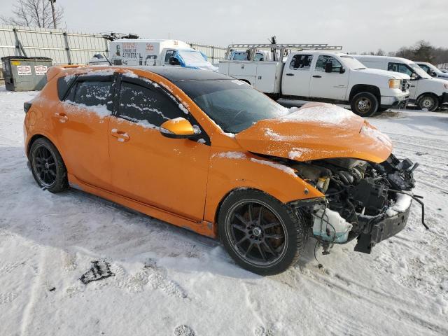 JM1BL1K43B1444170 - 2011 MAZDA SPEED 3 ORANGE photo 4