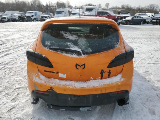 JM1BL1K43B1444170 - 2011 MAZDA SPEED 3 ORANGE photo 6