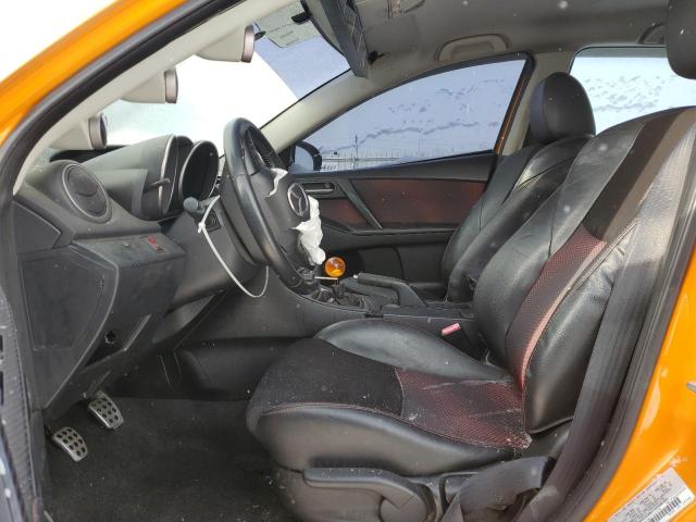 JM1BL1K43B1444170 - 2011 MAZDA SPEED 3 ORANGE photo 7