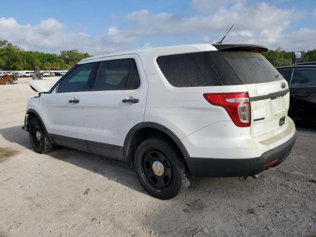 1FM5K8ARXFGC16364 - 2015 FORD EXPLORER POLICE INTERCEPTOR WHITE photo 2