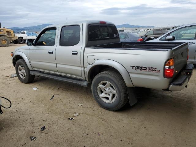 5TEGN92N14Z317188 - 2004 TOYOTA TACOMA DOUBLE CAB PRERUNNER SILVER photo 2