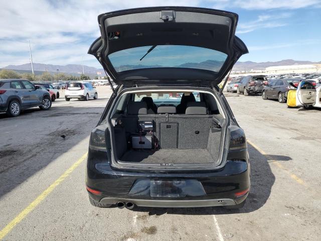 WVWAB7AJ0CW332813 - 2012 VOLKSWAGEN GOLF BLACK photo 6