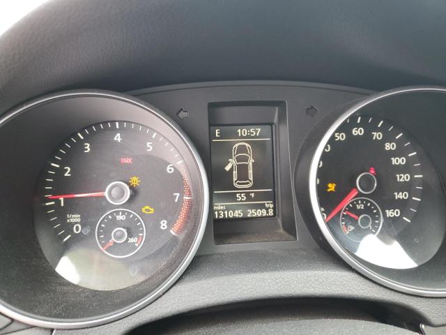 WVWAB7AJ0CW332813 - 2012 VOLKSWAGEN GOLF BLACK photo 9