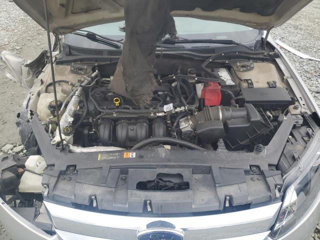 3FAHP0HA7AR247549 - 2010 FORD FUSION SE SILVER photo 11