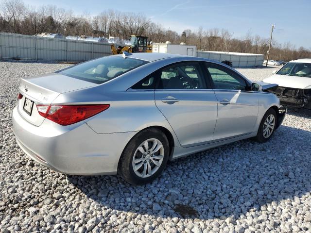 5NPEB4AC5CH323967 - 2012 HYUNDAI SONATA GLS SILVER photo 3