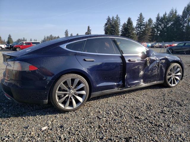 5YJSA1DP0DFP23714 - 2013 TESLA MODEL S Կապույտ լուսանկար 3