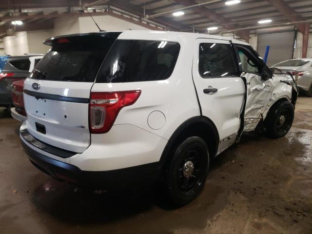 1FM5K8AR2FGC17508 - 2015 FORD EXPLORER POLICE INTERCEPTOR WHITE photo 3