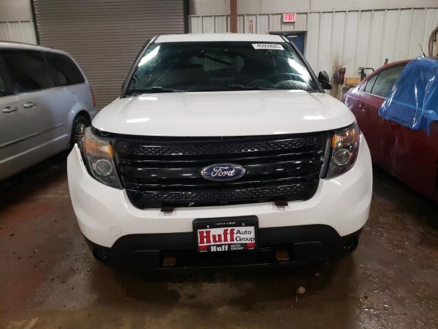 1FM5K8AR2FGC17508 - 2015 FORD EXPLORER POLICE INTERCEPTOR WHITE photo 5