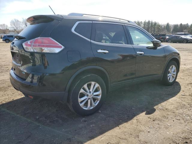 5N1AT2MVXEC801257 - 2014 NISSAN ROGUE S BLACK photo 3