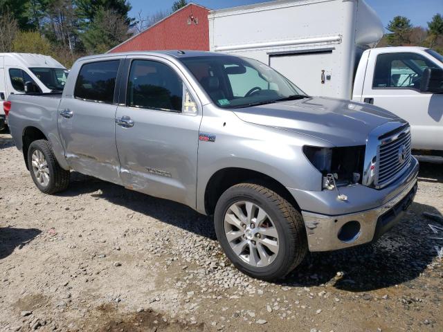 5TFHY5F14DX278745 - 2013 TOYOTA TUNDRA CREWMAX LIMITED GRAY photo 4