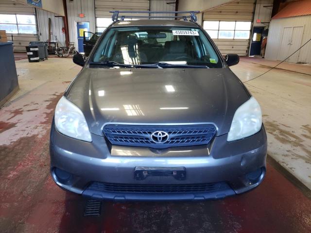 2T1KR32E67C639170 - 2007 TOYOTA COROLLA MA XR GRAY photo 5
