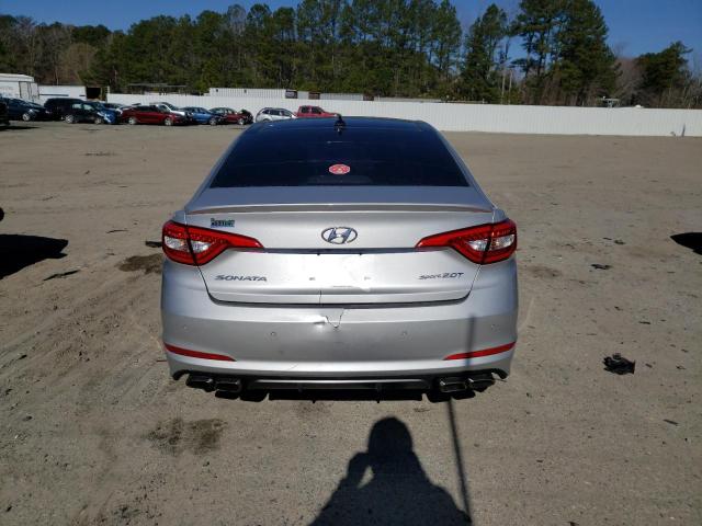 5NPE34ABXFH062103 - 2015 HYUNDAI SONATA SPORT SILVER photo 6