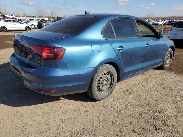 3VW267AJXGM351607 - 2016 VOLKSWAGEN JETTA S BLUE photo 3