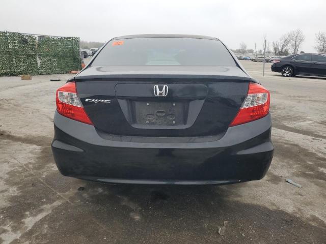 19XFB2F53CE012657 - 2012 HONDA CIVIC LX BLACK photo 6