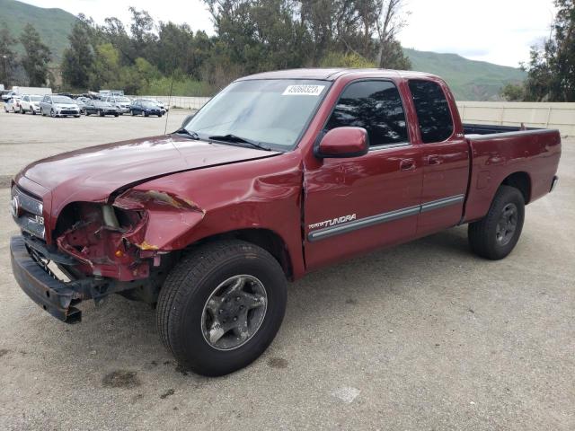 5TBRT34173S375817 - 2003 TOYOTA TUNDRA ACCESS CAB SR5 BURGUNDY photo 1