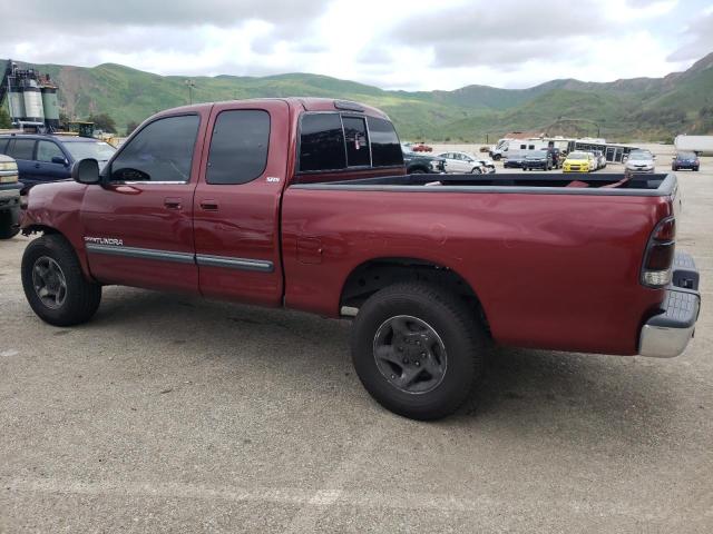 5TBRT34173S375817 - 2003 TOYOTA TUNDRA ACCESS CAB SR5 BURGUNDY photo 2