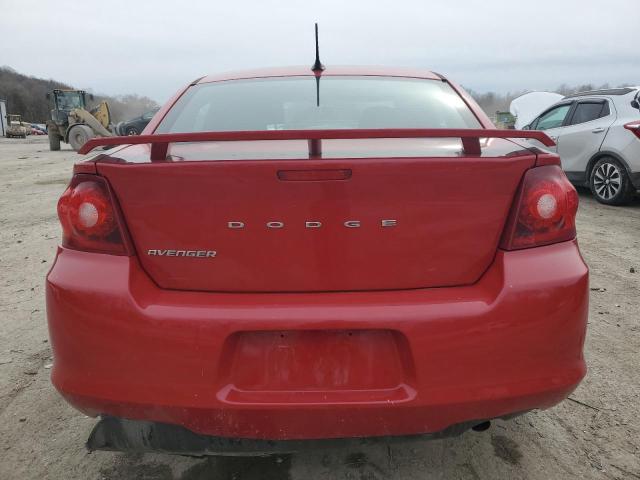 1C3CDZCB4EN234644 - 2014 DODGE AVENGER SXT RED photo 6