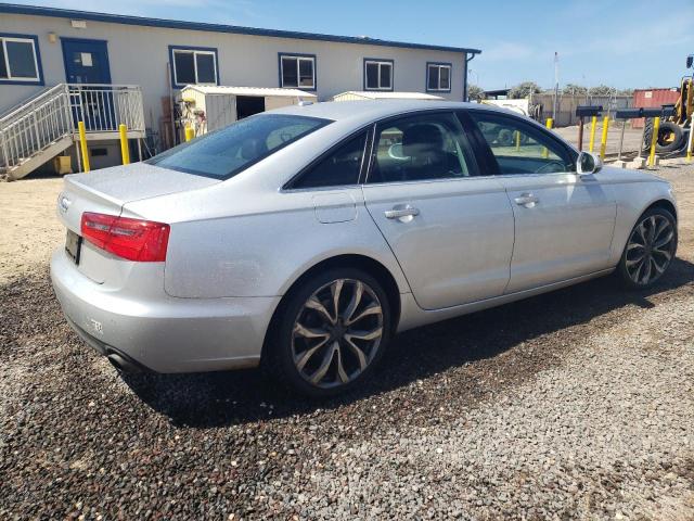 WAUGFAFC0DN088137 - 2013 AUDI A6 PREMIUM PLUS SILVER photo 3