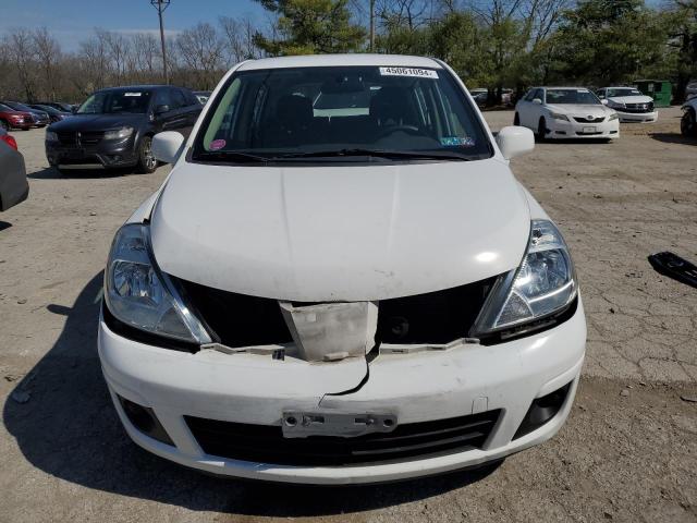 3N1BC1CP3CK811287 - 2012 NISSAN VERSA S WHITE photo 5