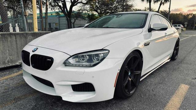 WBS6C9C50FD467538 - 2015 BMW M6 GRAN COUPE WHITE photo 2