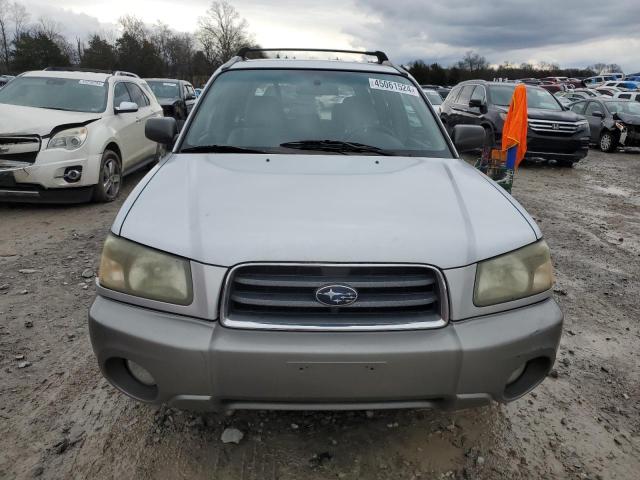 JF1SG65673H732576 - 2003 SUBARU FORESTER 2.5XS SILVER photo 5