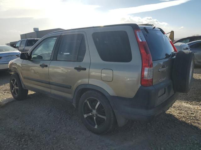 JHLRD68525C007541 - 2005 HONDA CR-V LX TAN photo 2