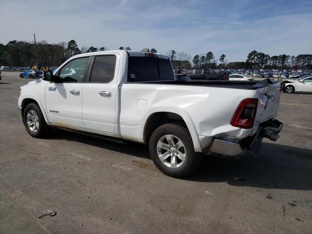 1C6RREDT4MN630439 - 2021 RAM 1500 LARAMIE WHITE photo 2