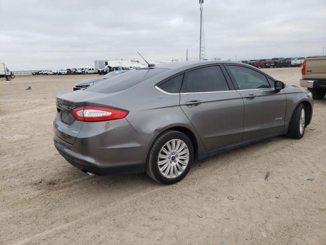 3FA6P0UU6ER275582 - 2014 FORD FUSION S HYBRID GRAY photo 3