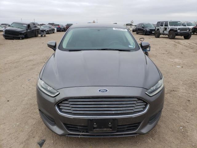 3FA6P0UU6ER275582 - 2014 FORD FUSION S HYBRID GRAY photo 5