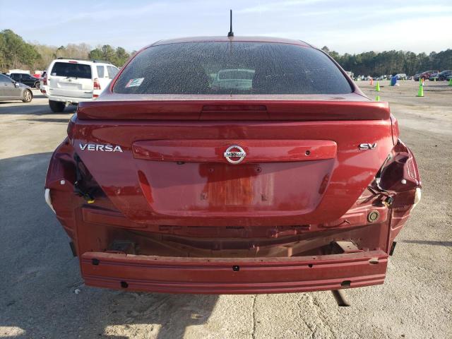 3N1CN7AP9KL820928 - 2019 NISSAN VERSA S RED photo 6