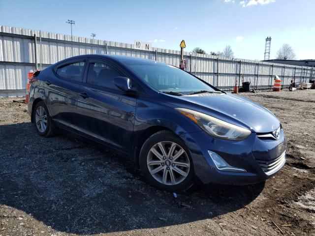 5NPDH4AE4GH656307 - 2016 HYUNDAI ELANTRA SE BLUE photo 4